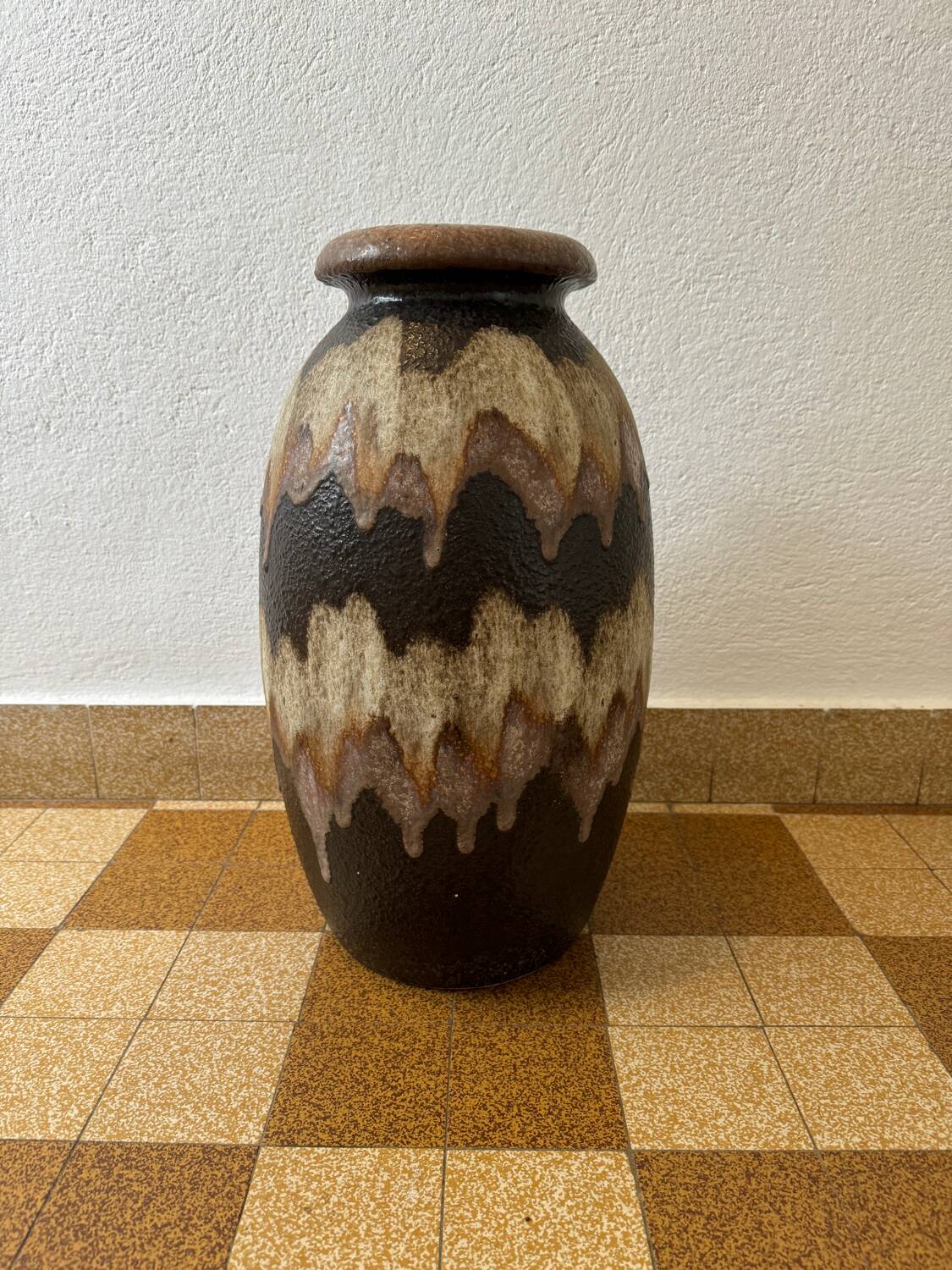 Large West Germany ceramic vase from the 60s