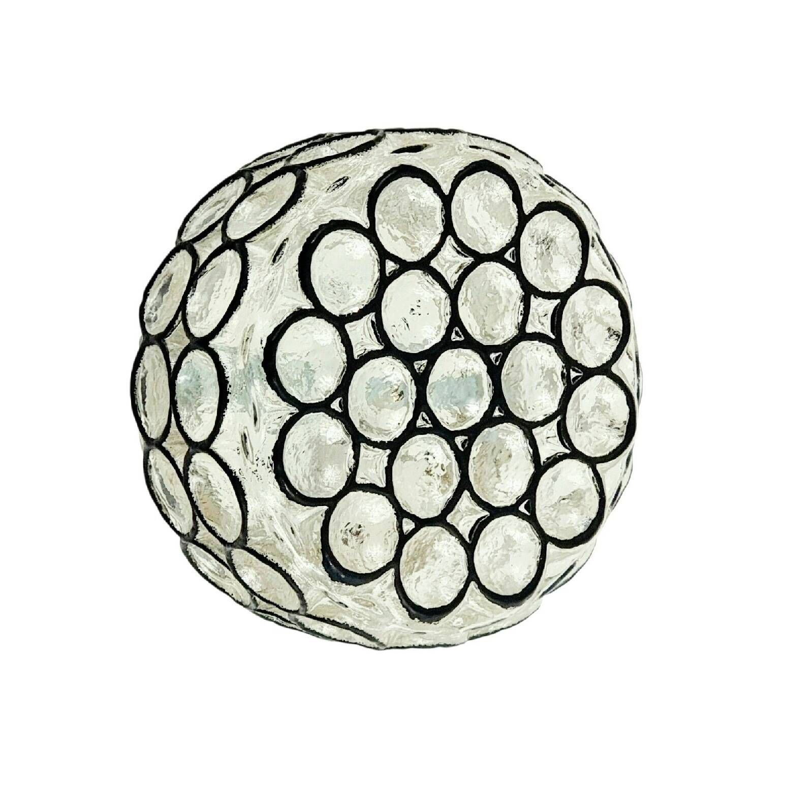 Mid-Century Modern Glass Wall Light from Limburg, Germany, 1960s/1970s