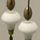Vintage Italian Opaline Sconces Set of 2