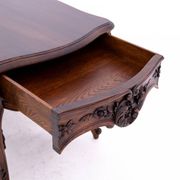 Richly carved table - coffee table, France, late 19th century.
