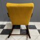 Rocking-chair en jaune par TON