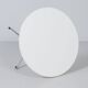 Round model 3696 coffee table by Gispen, 1970s – white melamine top and chrome base