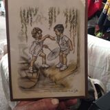 Drawing by Germaine Bouret