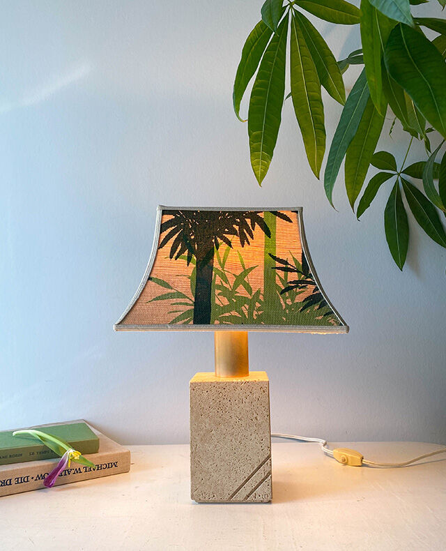 Lampe en travertin Cerri Nestore