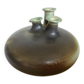 Two-tone ceramic vase flower pick