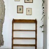 Raw wood shelf