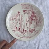 Set of 8 Sarreguemines “Madagascar” plates