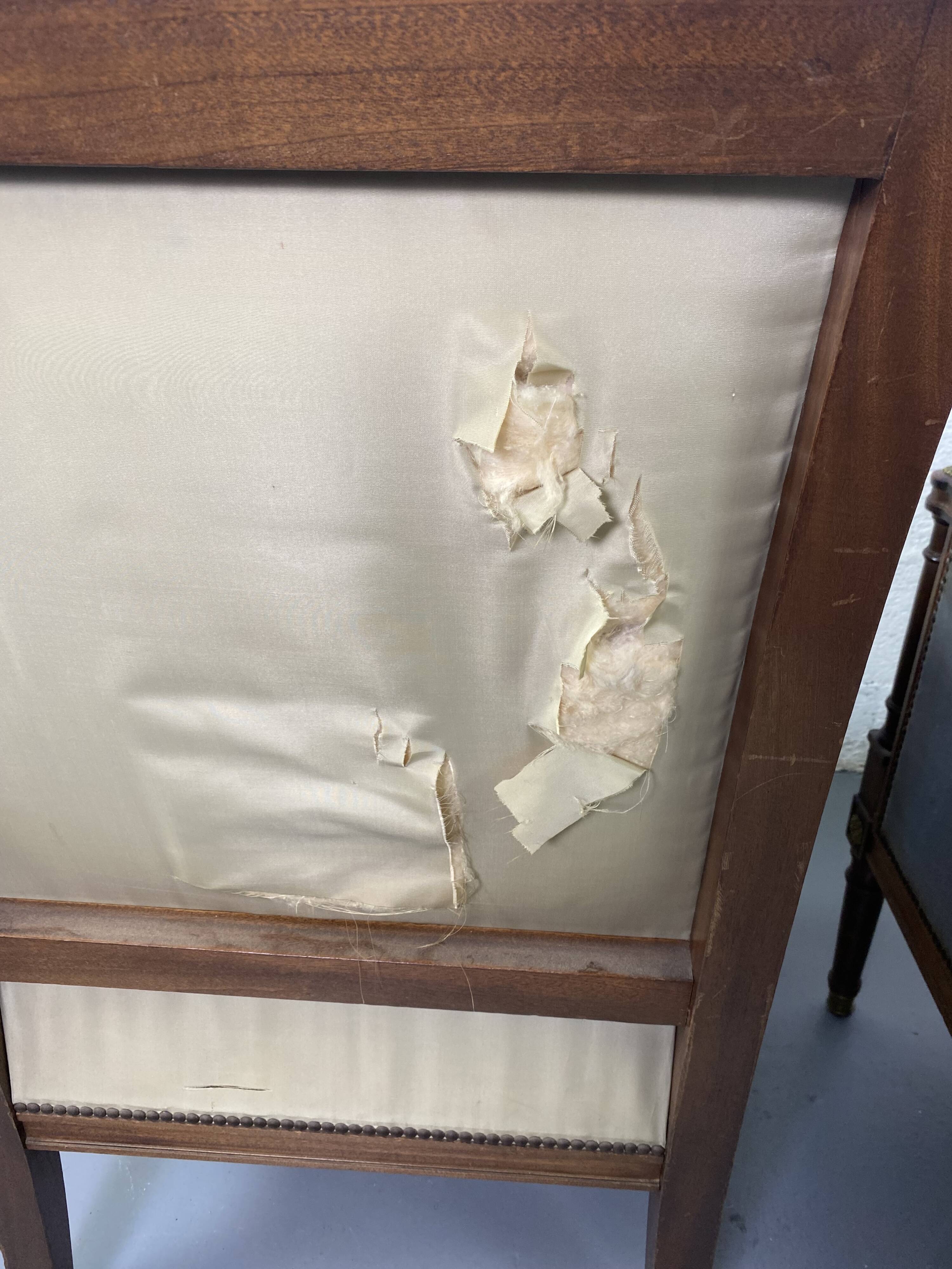 Pair of Empire armchairs