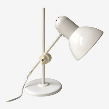 White swivel desk lamp