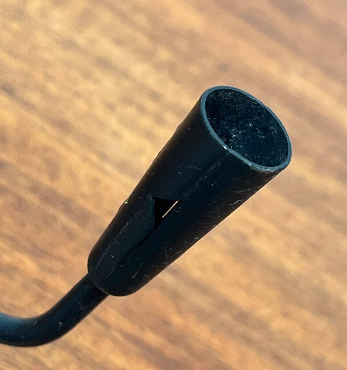 Mid-century Scandinavian metal candle holder by Gunnar Ander, 1960s.