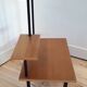 Oak and metal shelf