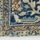 Large Navy Blue Antique Persian Rug, 293x391Cm