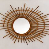 Ortf rattan sun mirror