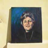 Oil portrait by robertine de vooght