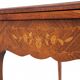 Inlaid card table, France, circa 1860. Empire