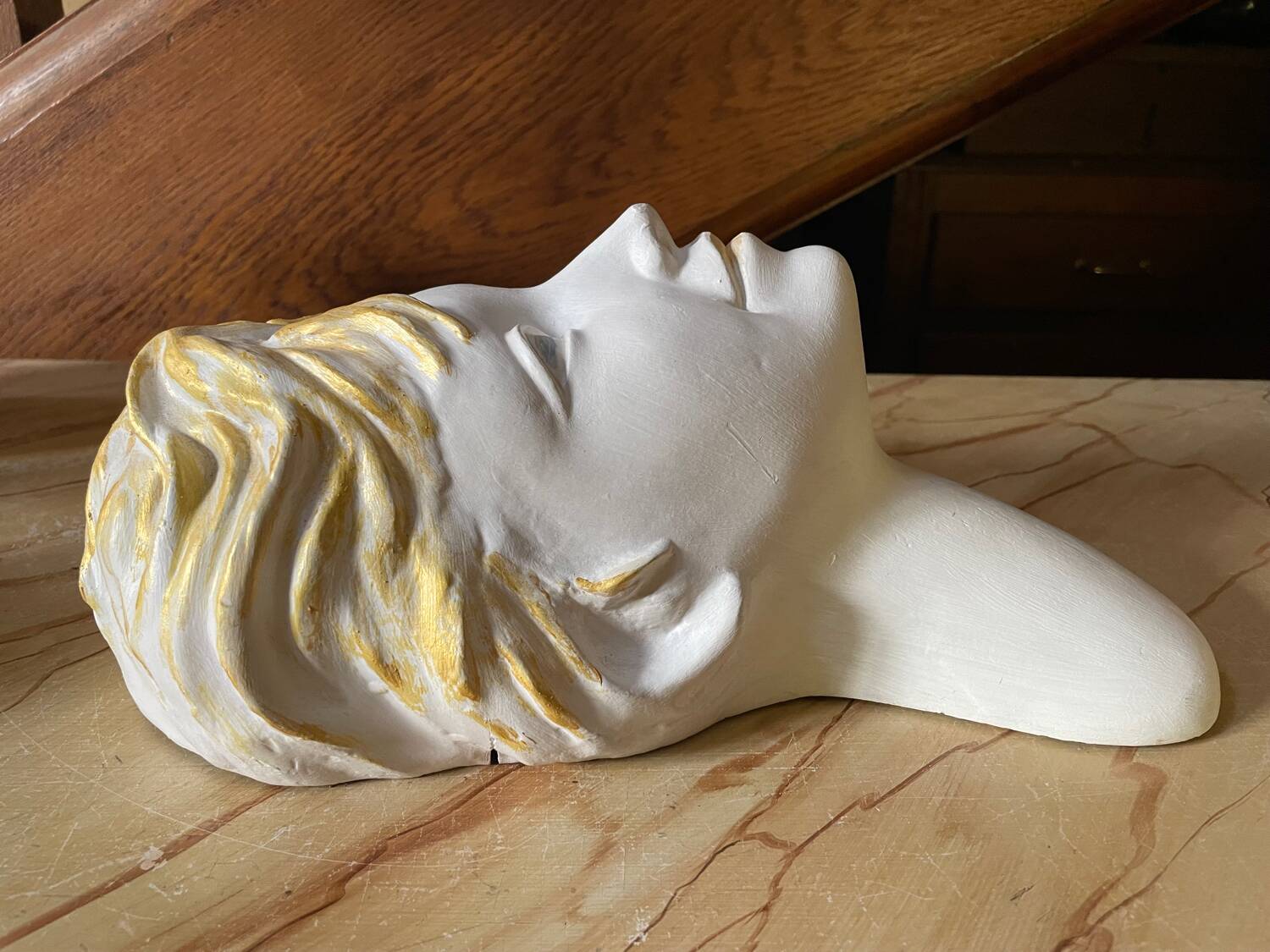 Vintage women's wall mask