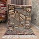 Handmade Berber Kilim rug: Moroccan wall decoration 160 cm x 110 cm