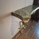 Console table and mirror set