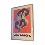 Old poster lithograph Andy Warhol