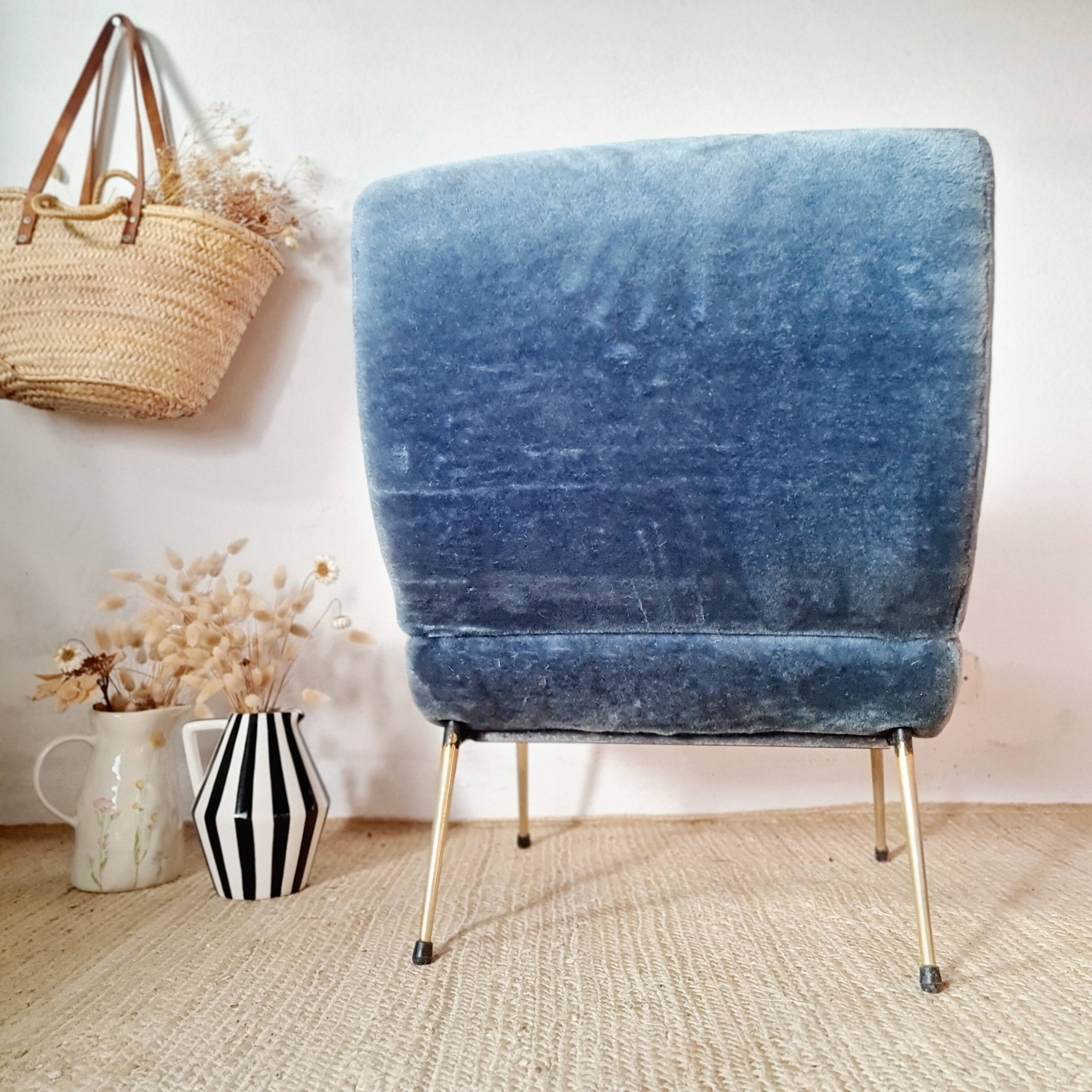 Fauteuil Kiss Pelfran bleu