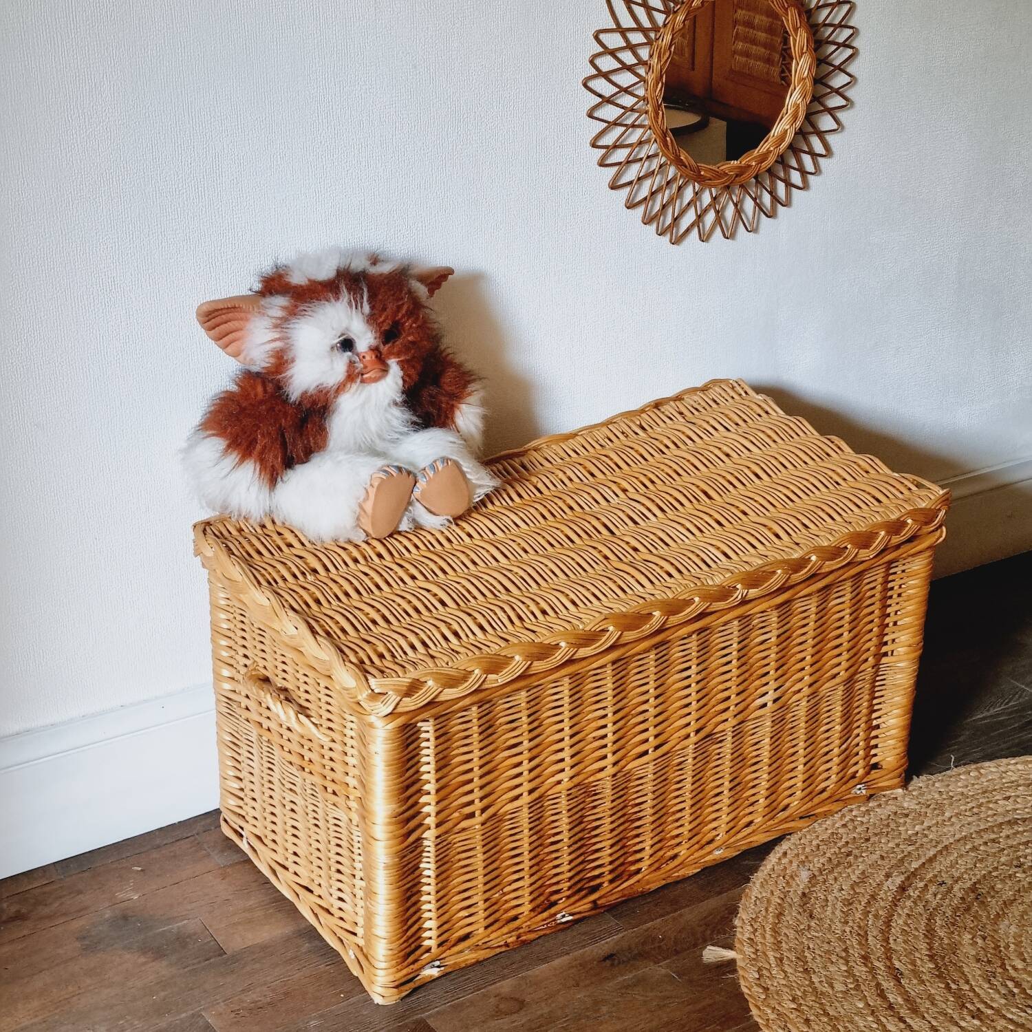 Wicker chest 1960