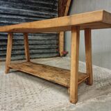 Old workbench side table washbasin furniture 54 x 170 cm