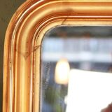 Très grand miroir Louis Philippe doré