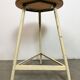 Beige Industrial Workshop Stool, 1960s