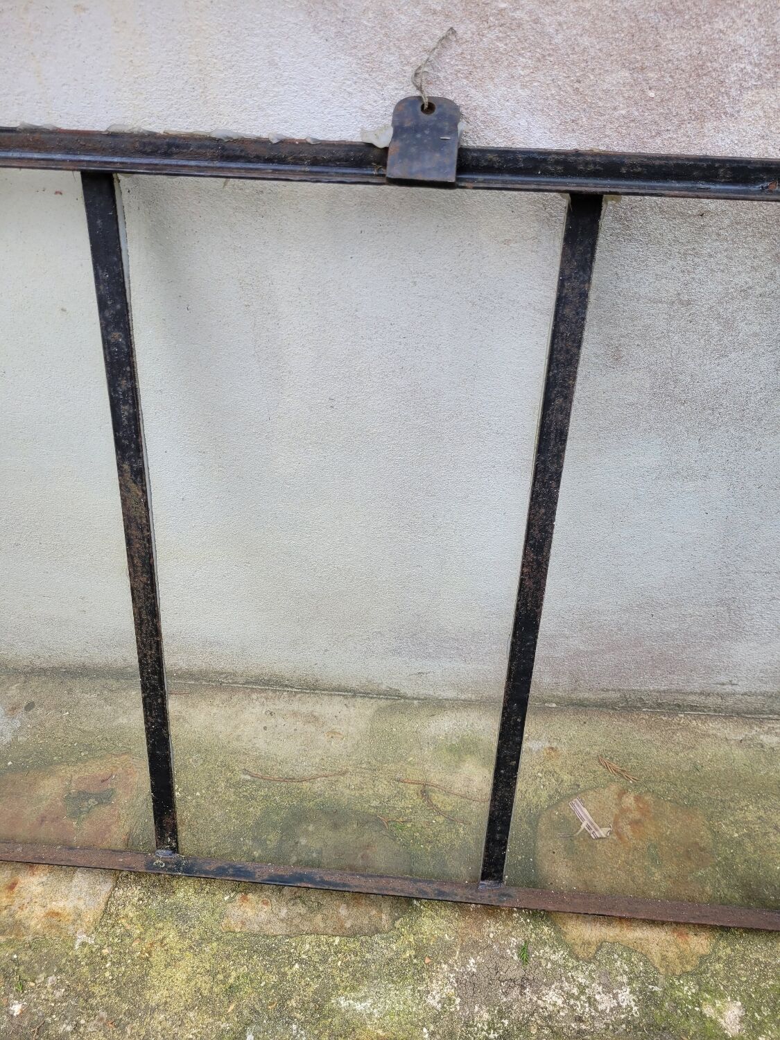 Old wrought iron marquee