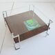Double tray coffee table Vintage design 1970s