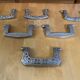 Art Deco Furniture Handles JCR Jean Charles Raymond Chrome Metal Fran