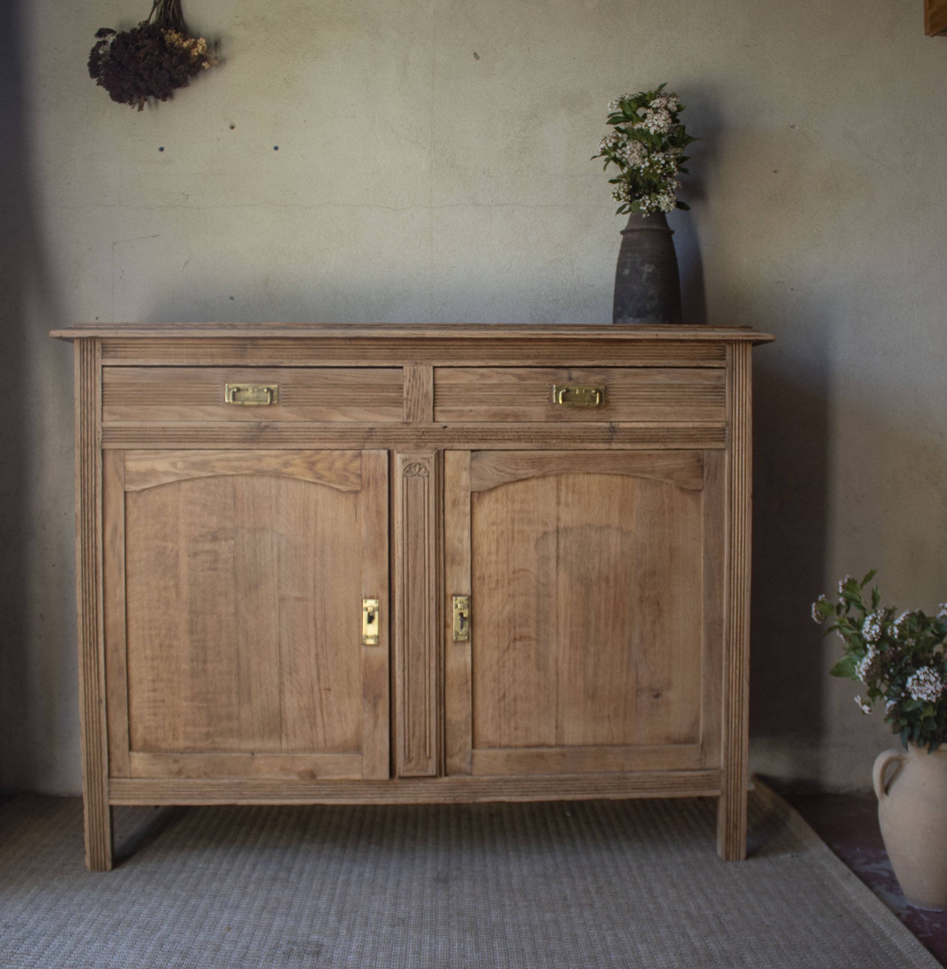 Vintage oak grand buffet