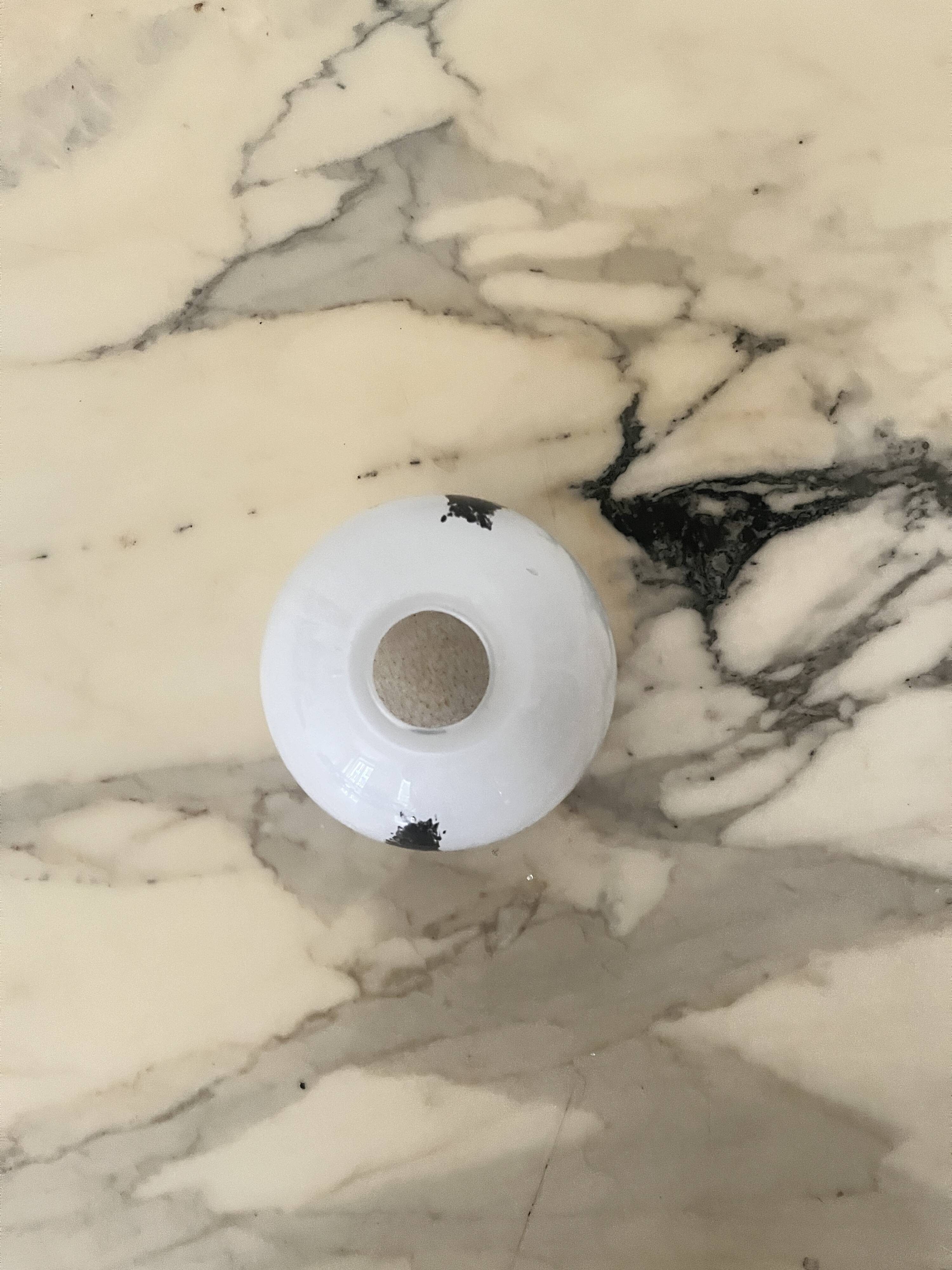 Murano glass ball vase