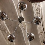 70' Eyes Ball suspension, 5 lights, articulated arms