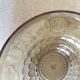 Art Deco fruit bowl circa 1930 in brown smoked glass