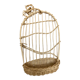 Vintage rattan birdcage