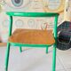 Vintage child school chair Jacques Hitier