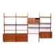 Large Poul Cadovius Royal wall system 1950s Denmark