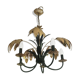 70s metal chandelier