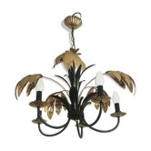 70s metal chandelier