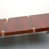 Salle à manger extensible des années 1960 en palissandre, restaurée