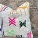 Coussin en laine berbère fait main : Coussin Kilim marocain (45x45cm)