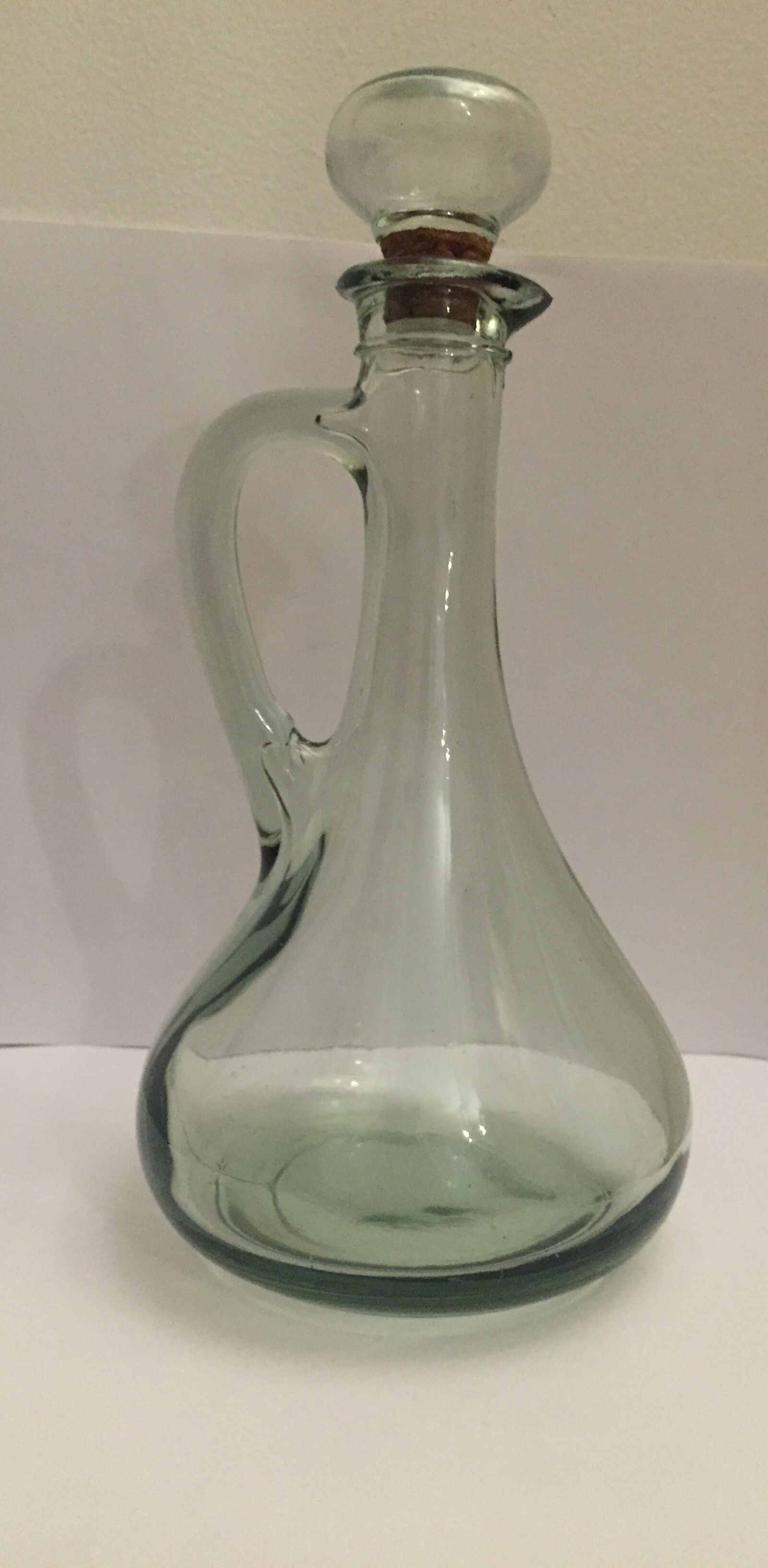 Smoked glass carafe