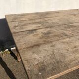 Old Solid Oak Farm Table