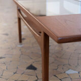 Gplan teak and glass coffee table