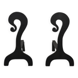 Pair of andirons