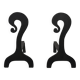 Pair of andirons