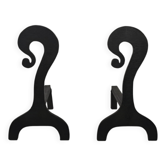 Pair of andirons