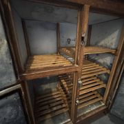 Vieux meuble frigo / glacière