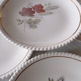 Set of sixteen flat plates